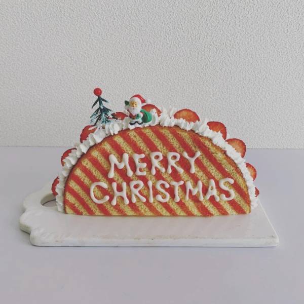 メッセージ入りケーキ 今年のクリスマスケーキは 親子で ハーフケーキ をつくろう E レシピ 料理のプロが作る簡単レシピ 1 3ページ