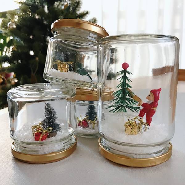 超簡単】おうちで子どもと手作り！水なしスノードーム | HugMug