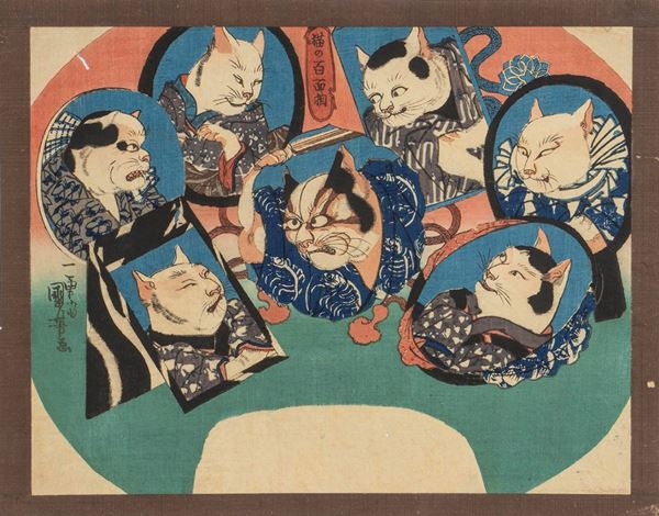 歌川国芳ら31名の浮世絵師が描いた猫たちが大集合『Ukiyo-e 猫百科