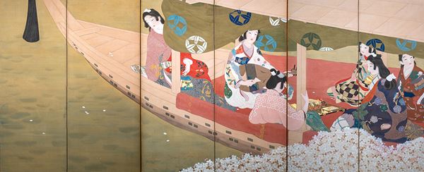 季節の移ろいを日本画で味わう『笑い滴る 春と夏の日本画名品選』松岡