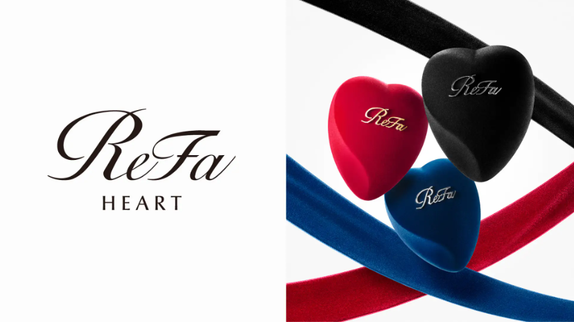 ReFa GINZA限定！天然毛でみがくツヤメイクブラシ「ReFa HEART velvet