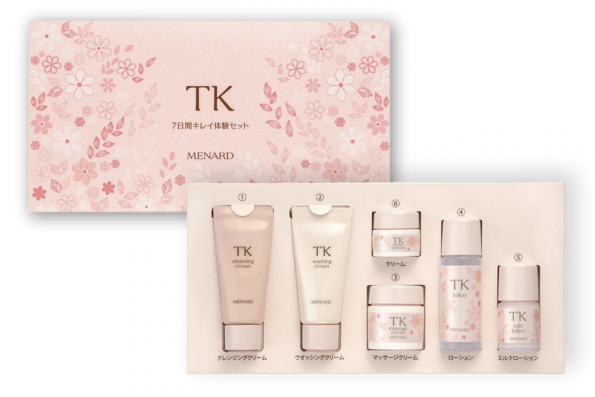 メナード、好評のTKスキンケアをラインで1週間試せる「TK 7日間キレイ