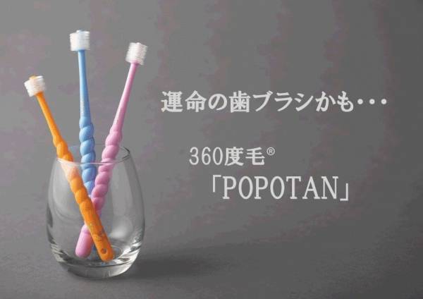 360度毛歯ブラシ「POPOTAN スリム」が新登場！女性向けに開発されたコンパクトヘッドモデル(2020年11月6日)｜ウーマンエキサイト(1/2)