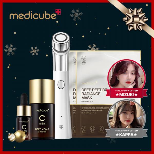 韓国 medicube 美顔器 pro (キャップ付き) 美顔器が人気の韓国コスメブランド「medicube(メディキューブ)」が