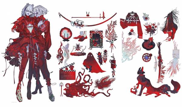 イラストレーターホノジロトヲジの初個展「しゃくしゃくしゃぐ」を12月