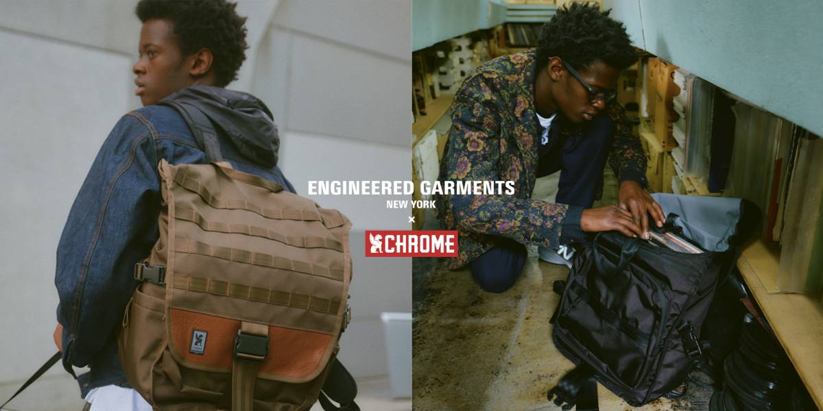 ENGINEERED GARMENTS × CHROMEによる初のコラボバッグが日米同時発売 