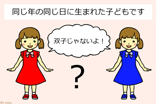 頭の体操になるクイズ なぜ同じ生年月日の2人が双子じゃない 16年7月21日 ウーマンエキサイト 1 3