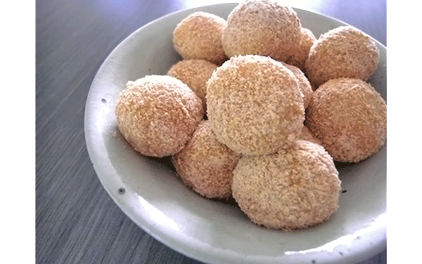 秋を楽しもう！　自家製きな粉で作る、お月見団子