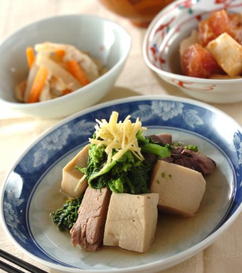 今日の献立は 高野豆腐と菜の花の煮物 E レシピ 料理のプロが作る簡単レシピ 1 1ページ