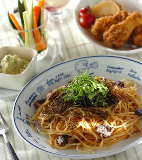 今日の献立は オイルサーディンの和風パスタ E レシピ 料理のプロが作る簡単レシピ 1 1ページ