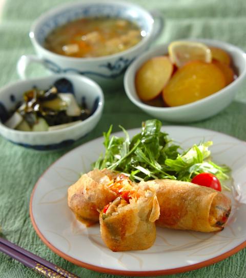 今日の献立は 鶏ささみのパリパリ春巻き E レシピ 料理のプロが作る簡単レシピ 1 1ページ