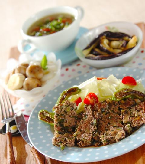 今日の献立は 牛ひき肉のフライパン焼き E レシピ 料理のプロが作る簡単レシピ 1 1ページ