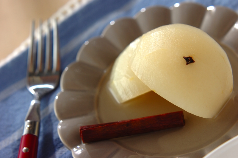 プロが教える 梨のワイン煮 長持ちさせるのにもおすすめ by杉本 亜希子さん