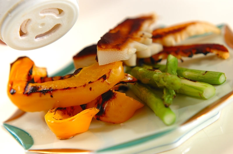 タケノコのみそグリルと焼き野菜の作り方2