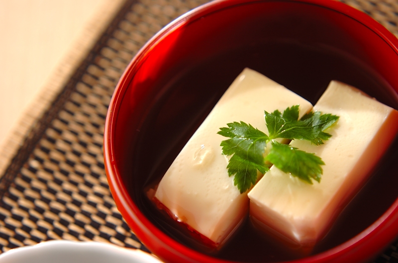 豆腐のショウガあんかけ