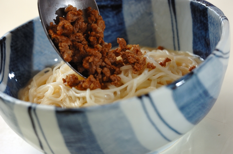 麺つゆで作る！まろやか坦々風そうめん by 崎野 晴子さんの作り方3