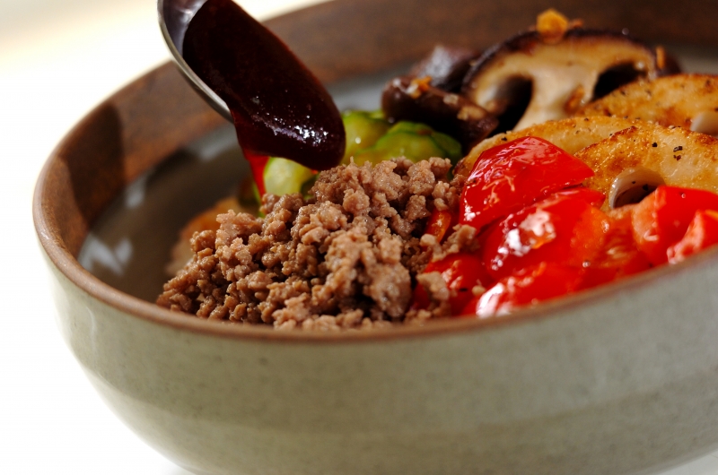 野菜たっぷりビビンバ丼の作り方4