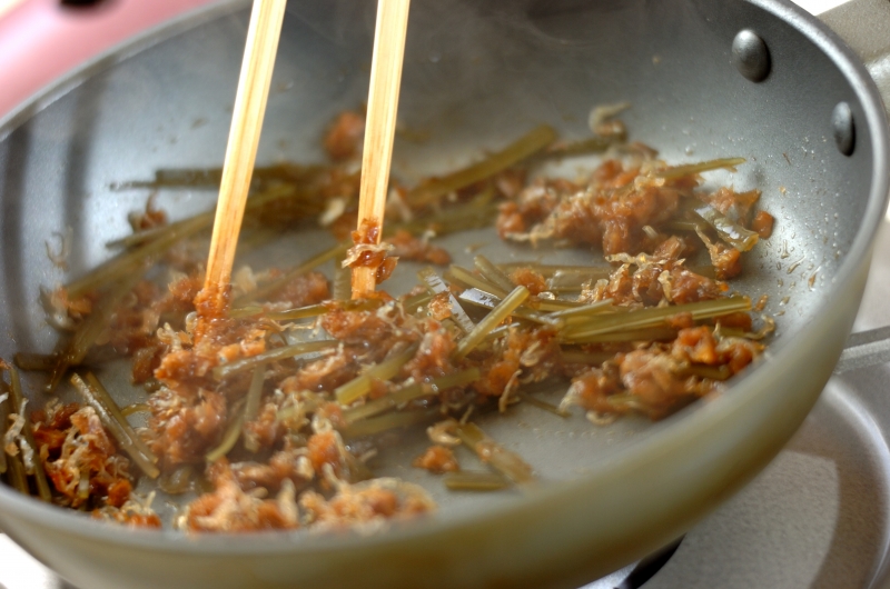 かつお節と昆布の佃煮の作り方2