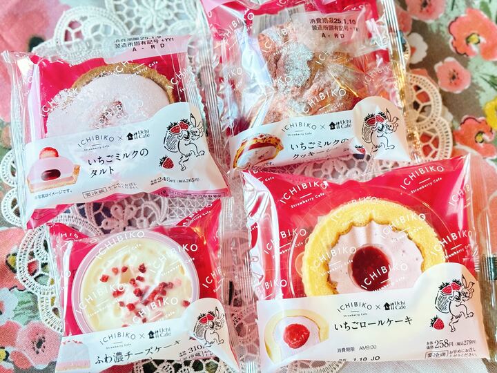 1/7ローソン新作】ICHIBIKO監修いちごスイーツ4商品を実食！大人気
