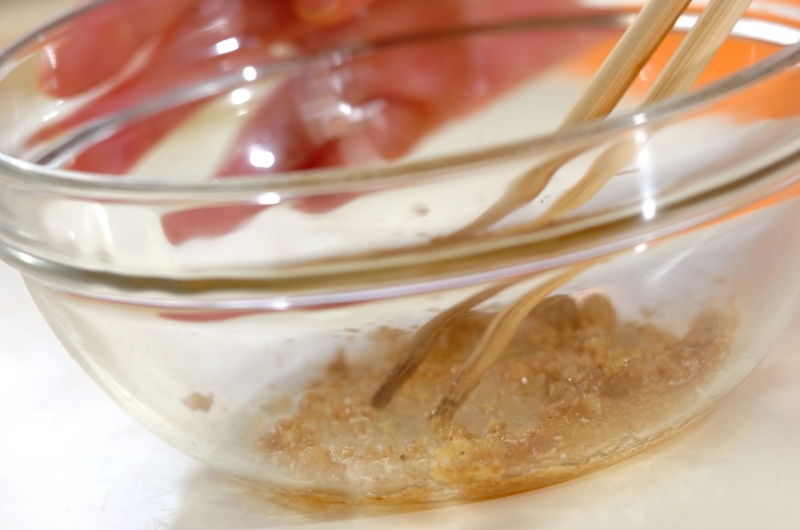 ネバネバがやみつき！ニンニク香るモロヘイヤのナムル by 保田 美幸さんの下準備1