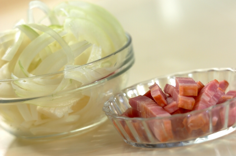 簡単とろーり！カボチャのグラタンの下準備2