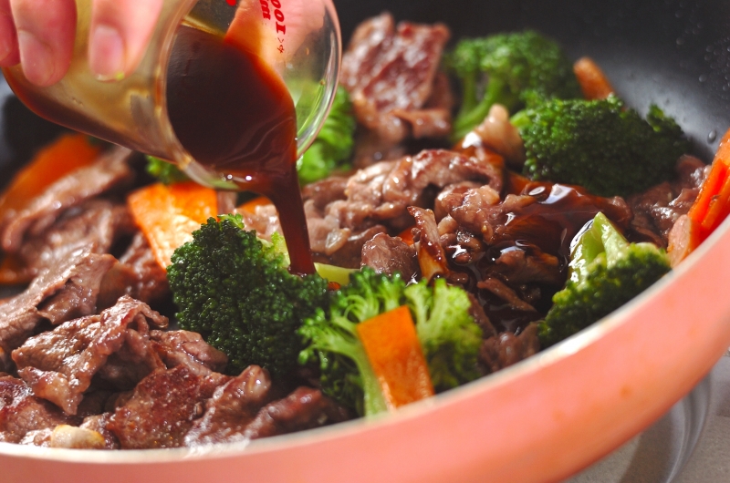 牛肉のオイスター炒めの作り方3