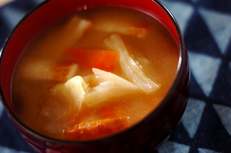 キャベツのみそ汁