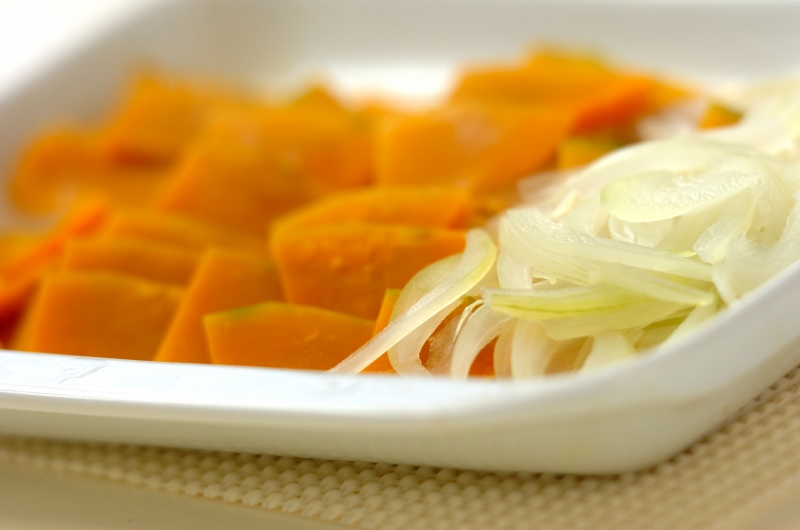 カボチャのポタージュの作り方1