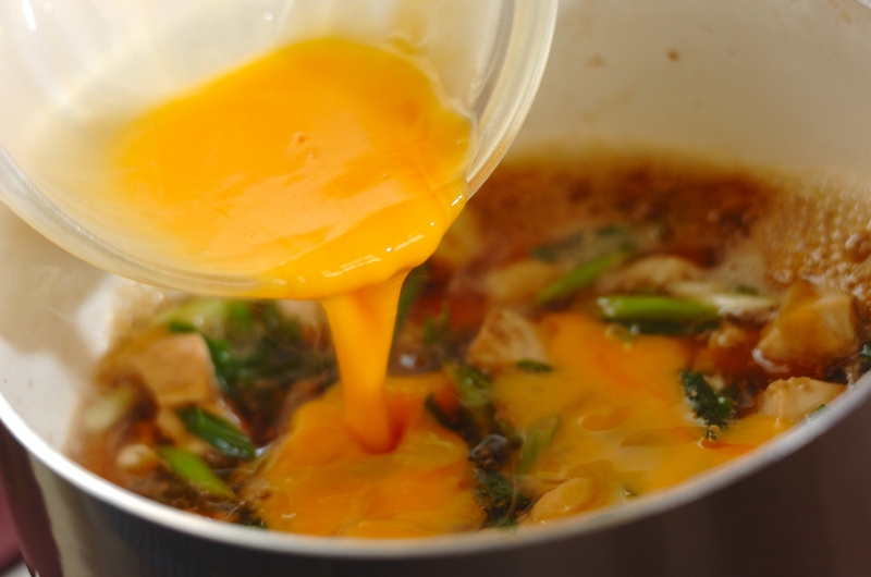 基本のふわとろ卵の親子丼の作り方2