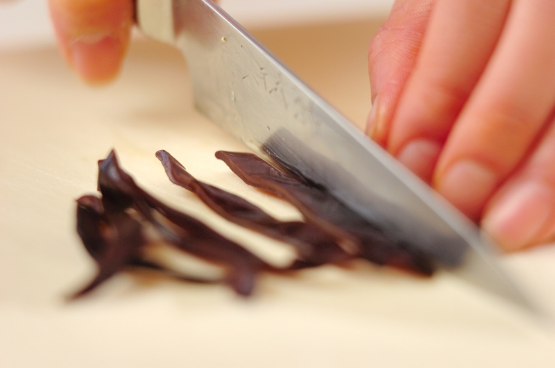 モヤシのナムルの下準備2