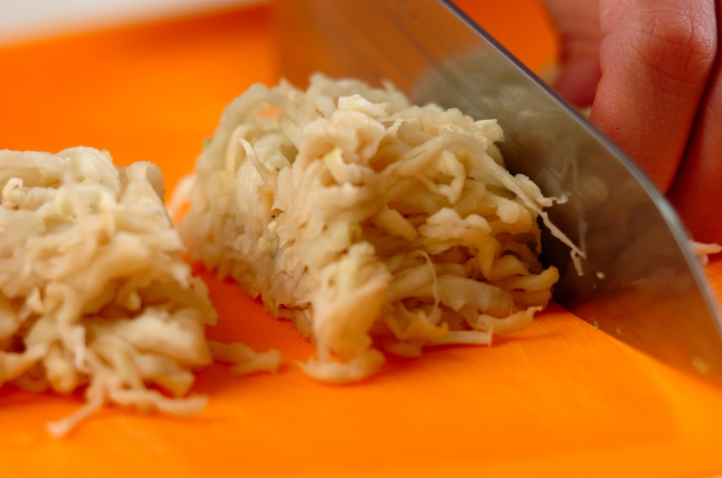 切干し大根の煮物の下準備1