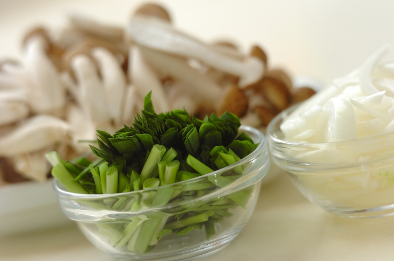 豚プルコギ丼の下準備1