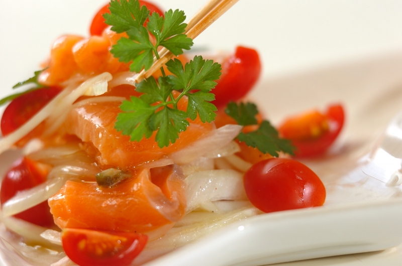 お刺身マリネの作り方1