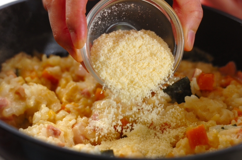 パンプキンソイリゾットの作り方2