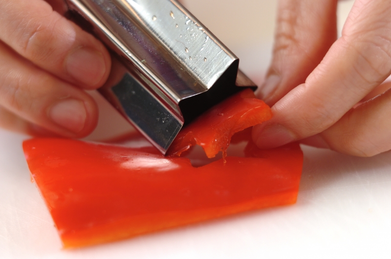 頭付きエビフライの下準備2