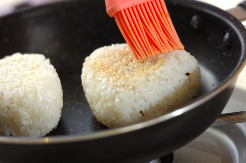 焼きおにぎりの作り方2
