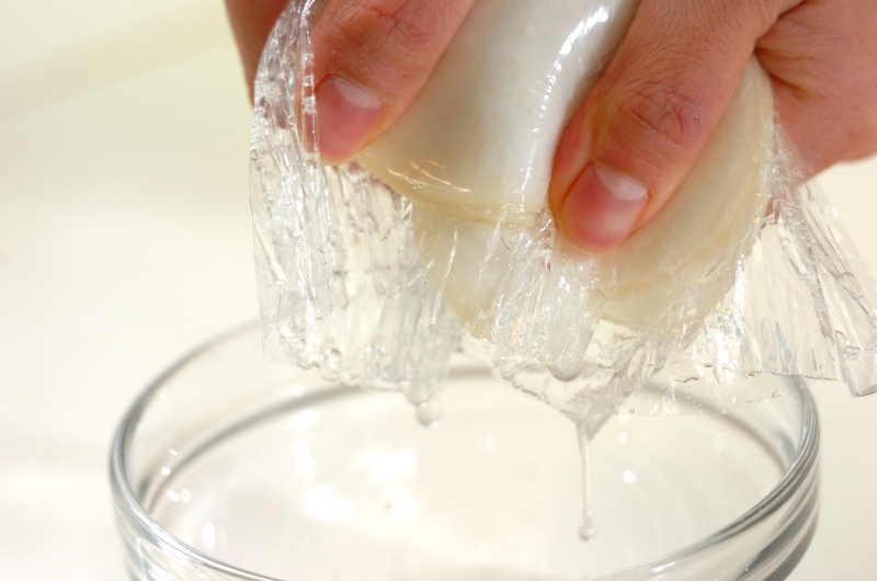 カブとハムのマリネの下準備1