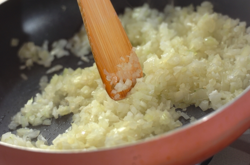 スパイシーミートライスの作り方1