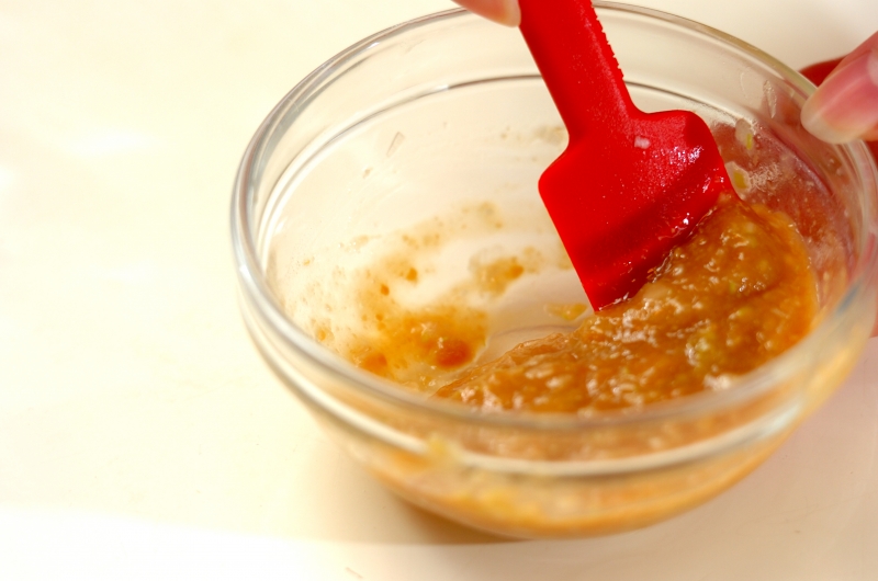 ネギみそお焼きの下準備1