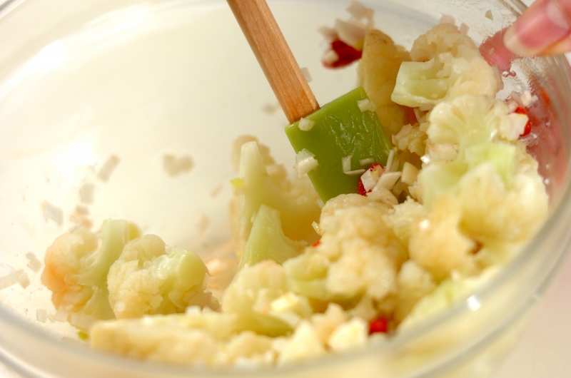 カリフラワーのナムルの作り方2