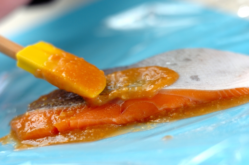 鮭のみそ焼きの作り方1