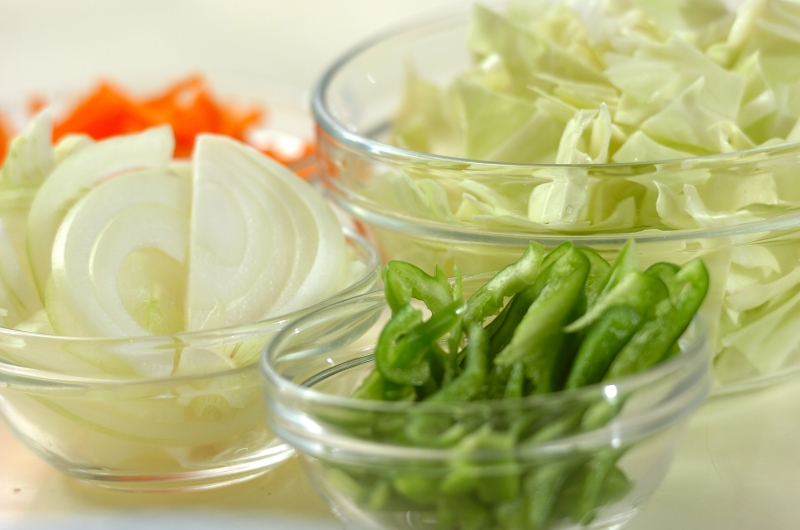 オムそばの下準備2