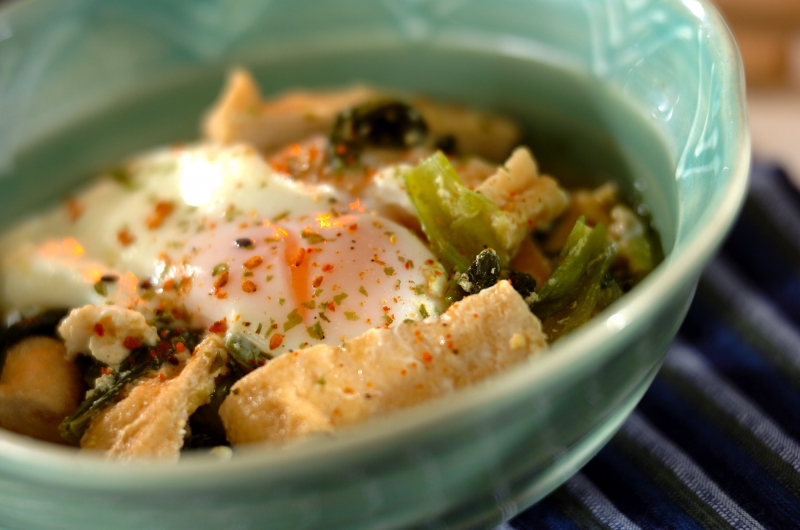 小松菜の卵とじ