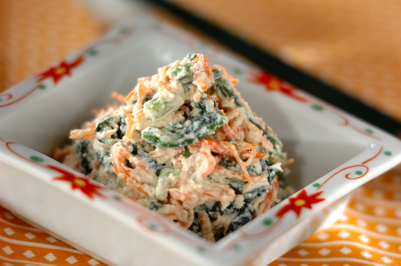 ホウレン草の白和え