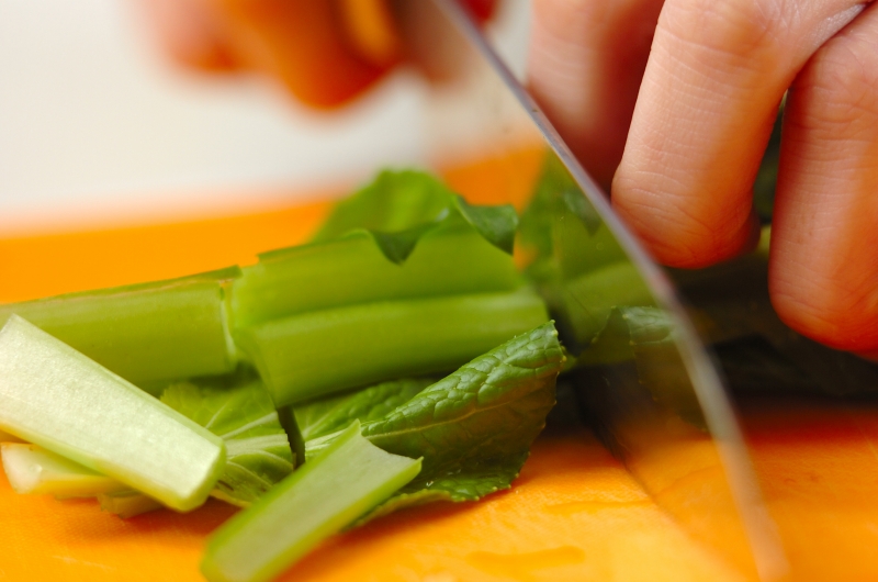 かき玉スープの下準備1