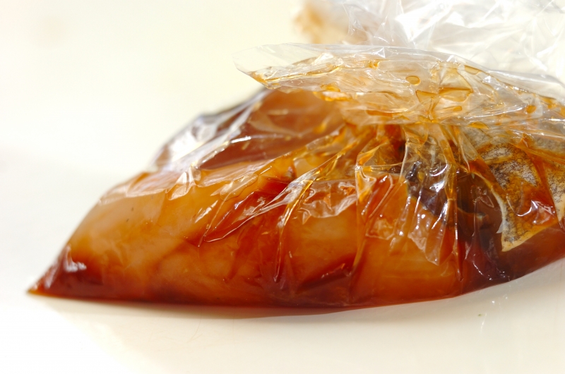 タラの竜田揚げの下準備1