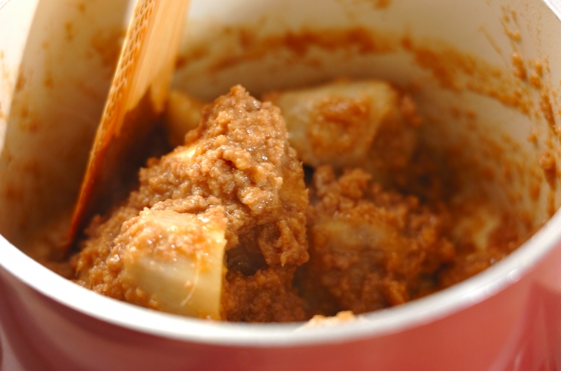 里芋のそぼろあんの作り方3