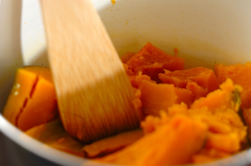 カボチャグラタンの作り方1