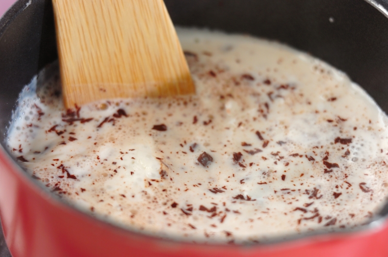 ホットチョコレートの作り方1