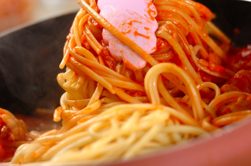 チキントマトクリームパスタの作り方4